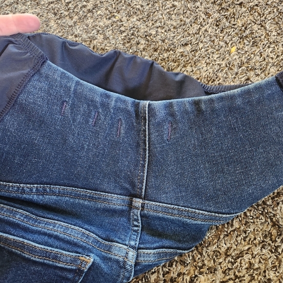 Madewell Maternity Skinny Jeans Size 4/27 Stretch Over-belly Band - Picture 12 of 16